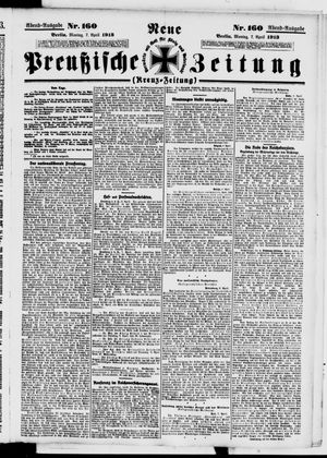 Neue preußische Zeitung vom 07.04.1913