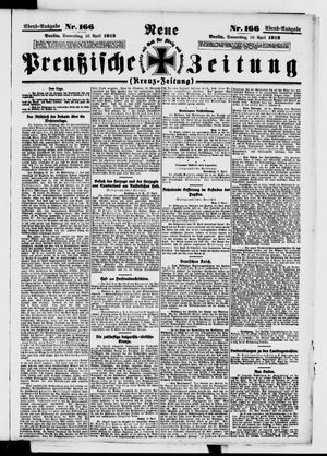 Neue preußische Zeitung vom 10.04.1913