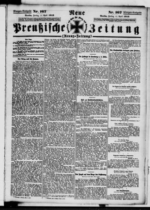 Neue preußische Zeitung vom 11.04.1913
