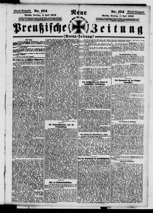 Neue preußische Zeitung vom 15.04.1913