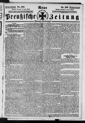 Neue preußische Zeitung vom 16.04.1913