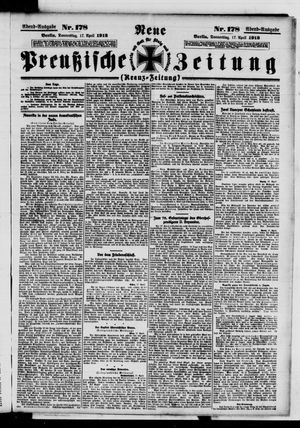 Neue preußische Zeitung vom 17.04.1913