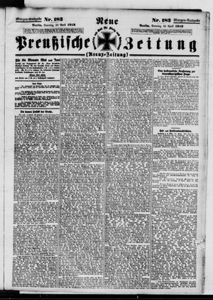 Neue preußische Zeitung vom 20.04.1913