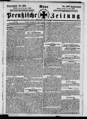 Neue preußische Zeitung vom 22.04.1913
