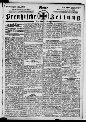 Neue preußische Zeitung vom 22.04.1913