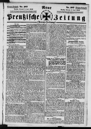 Neue preußische Zeitung vom 23.04.1913