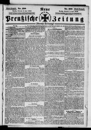 Neue preußische Zeitung vom 23.04.1913