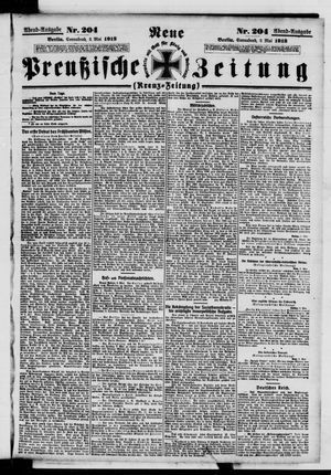 Neue preußische Zeitung vom 03.05.1913