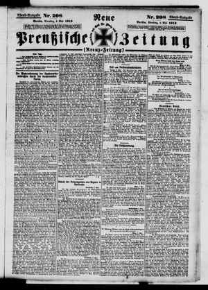 Neue preußische Zeitung vom 06.05.1913