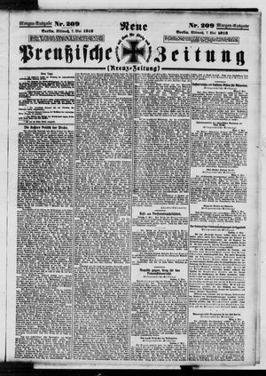 Neue preußische Zeitung vom 07.05.1913
