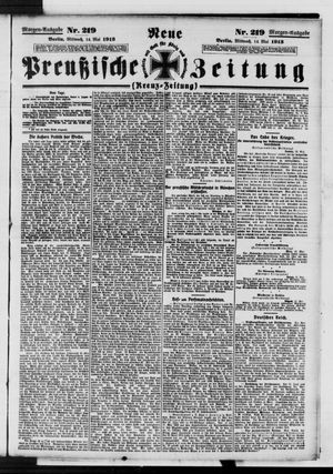 Neue preußische Zeitung vom 14.05.1913