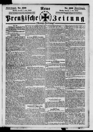 Neue preußische Zeitung vom 14.05.1913