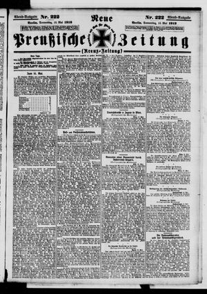 Neue preußische Zeitung vom 15.05.1913