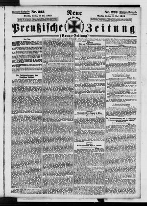 Neue preußische Zeitung on May 16, 1913
