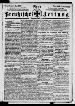 Neue preußische Zeitung vom 17.05.1913