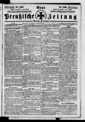 Neue preußische Zeitung vom 17.05.1913