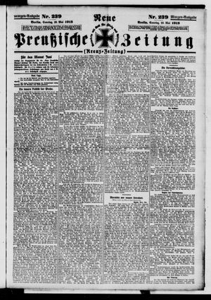 Neue preußische Zeitung vom 25.05.1913