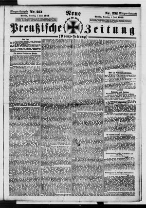 Neue preußische Zeitung vom 01.06.1913