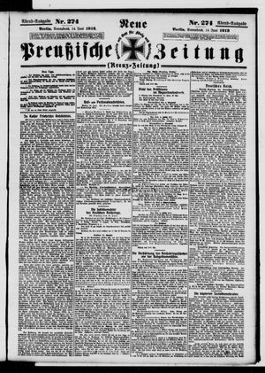 Neue preußische Zeitung vom 14.06.1913