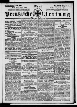 Neue preußische Zeitung vom 20.06.1913