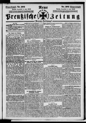 Neue preußische Zeitung vom 21.06.1913