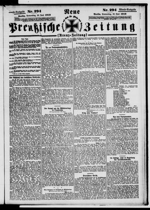 Neue preußische Zeitung vom 26.06.1913