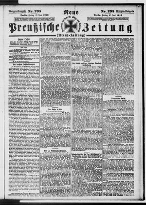 Neue preußische Zeitung vom 27.06.1913