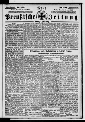 Neue preußische Zeitung vom 28.06.1913