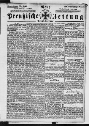Neue preußische Zeitung vom 02.07.1913