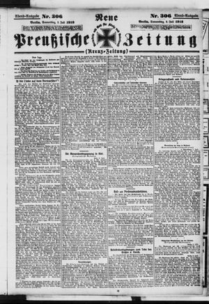 Neue preußische Zeitung vom 03.07.1913