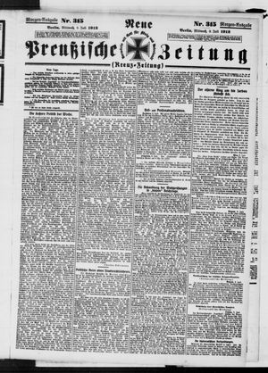 Neue preußische Zeitung vom 09.07.1913