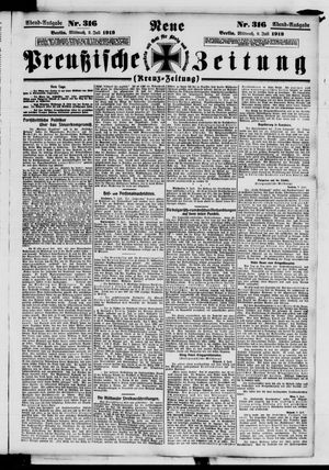 Neue preußische Zeitung vom 09.07.1913