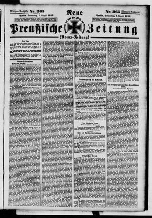 Neue preußische Zeitung vom 07.08.1913