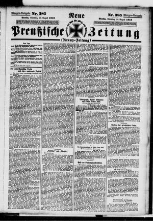 Neue preußische Zeitung vom 19.08.1913