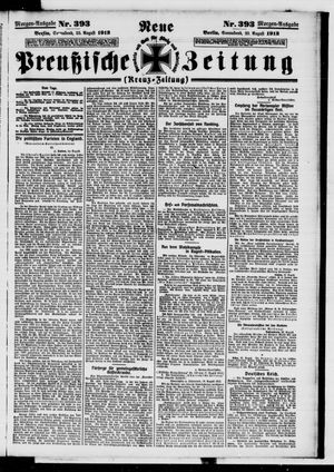 Neue preußische Zeitung vom 23.08.1913