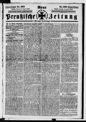 Neue preußische Zeitung vom 24.08.1913