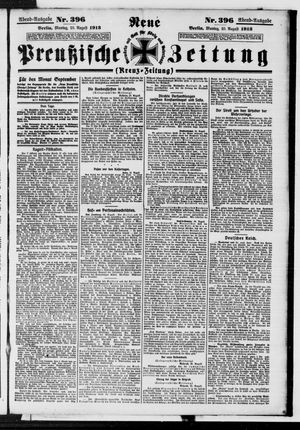 Neue preußische Zeitung vom 25.08.1913