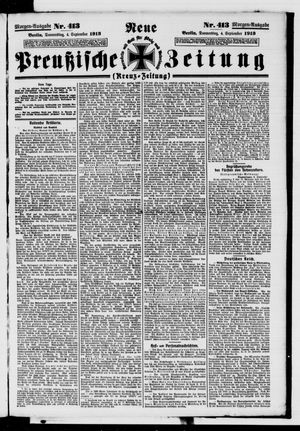 Neue preußische Zeitung vom 04.09.1913