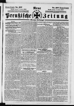 Neue preußische Zeitung vom 17.10.1913