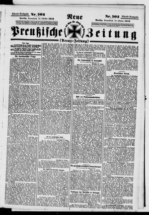 Neue preußische Zeitung vom 25.10.1913