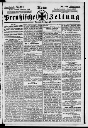Neue preußische Zeitung vom 01.11.1913