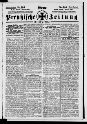 Neue preußische Zeitung vom 05.11.1913