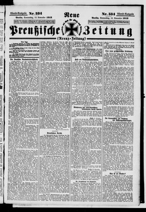 Neue preußische Zeitung vom 13.11.1913