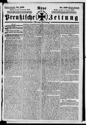 Neue preußische Zeitung vom 16.11.1913