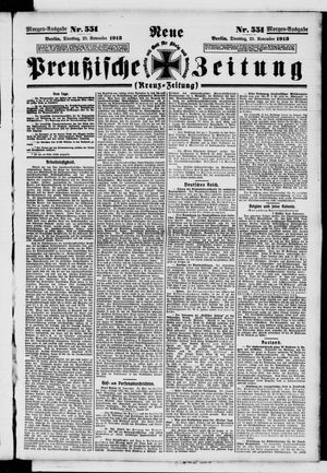 Neue preußische Zeitung vom 25.11.1913