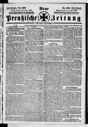 Neue preußische Zeitung vom 25.11.1913