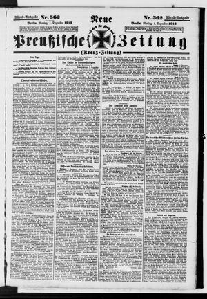 Neue preußische Zeitung vom 01.12.1913