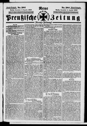 Neue preußische Zeitung vom 13.12.1913