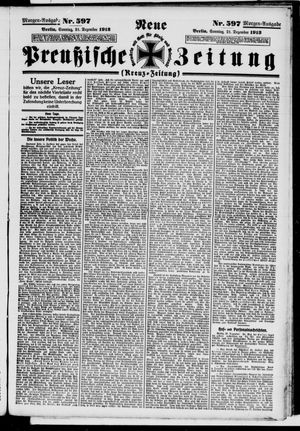 Neue preußische Zeitung vom 21.12.1913