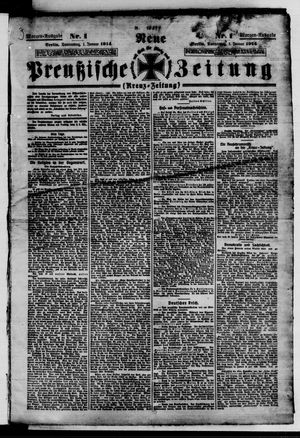 Neue preußische Zeitung vom 01.01.1914